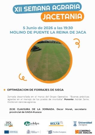 Imagen Jornada sobre "Optimización de Forrajes de siega". Puente la Reina de Jaca